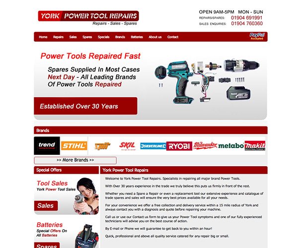 York Power Tool Repairs